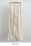 Light Cool Pintuck Wide Slacks