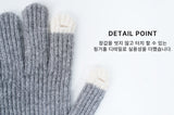 [SET] Short Color Matching Muffler & Gloves Set