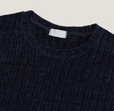 Lorins Velour Round Long Sleeve Tee