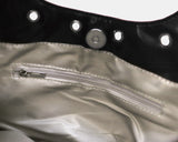 Naming Eyelet Leather Shoulder Bag