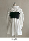 Moileen Layered Knit Shirt Blouse