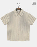[MADE] Canon Vintage Stripe Short Sleeve Shirt