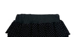 Mury Dot Frill Tiered Banding Mini Skirt