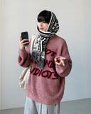 Hairy Wool Over Knit