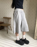 Tiken Stars and Stripes Print Banding Bermuda Pants