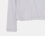 Nini Lettering See-Through Long Sleeve T-Shirt