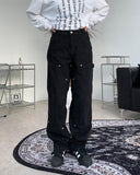 Divan Carpenter Black Denim Pants