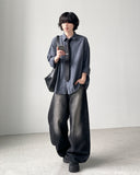 Well Slab Curve Wide Denim