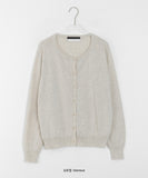 Muni Cashmere Round Knit Cardigan