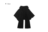 [MADE/Skirt+Pants SET] Forin Bootcut Pants Unbalance Shirring Flare Layered Skirt