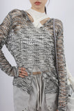 V-Slit Loose Knit