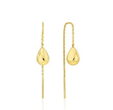 Champagne Moon Dew Drop Silver Darling Earrings