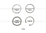 [4-SET] SILVER LAYERED RING