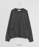 [unisex] Pokinin pocket over knit cardigan