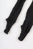 Shirring leg warmers