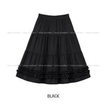Eti Frill Tiered Midi Skirt
