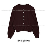 [U-BASIC] Dear Basic Crop Cardigan