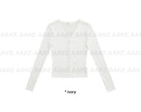 (summer ver.) TWIST BUTTON CARDIGAN