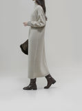 [Premium] Wool Back Turtleneck One Piece