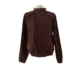 Suede High Collar Jacket
