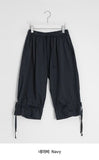 [BAONHAUS] Loenin Cotton Strap Bermuda Pants