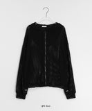 Tesili Summer Net Hood Zip-up