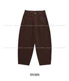 Classy Back Pocket Cotton Balloon Pants