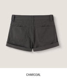 Mots Roll-up Button Shorts
