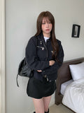 Hank Biker Nylon Windbreaker Jacket