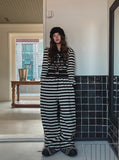 Pierre Stripe Set-Up String Pants
