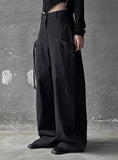 Warp cut pants