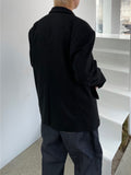 Overshoulder wool blazer