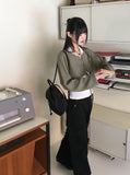 Yells Balloon Maxi Cotton Cargo Long Wide Pants