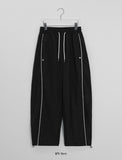 [Unisex] Fileden Track Nylon Banding Wide Pants