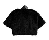 Fox short sleeve fur jacket