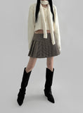 Moid muffler cardigan