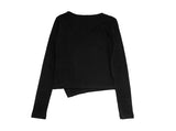 Dinto Muffler Unbalance Cardigan Set