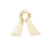 Ribbon Tail Embroidery Hair Scrunchie