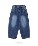 FLAP POCKET BRUSH DENIM