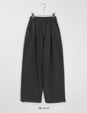Madaki Two Pin Tuck Banding String Wide Pants