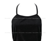 Here ribbed strap bustier
