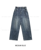 Kiny Adjust Pintuck Denim Pants