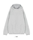 DIAGONAL ZIPPER FLEECE HOODIE