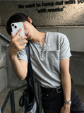 COSY Made Short Sleeve Ver Single Short Sleeve Knit Tee