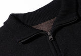 Different Knit Half Zip-up