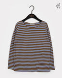 Conte Stripe Overfit Long Sleeve T-Shirt