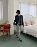 LINEN STRIPE JACKET