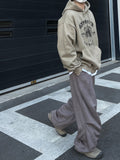Suede Balloon Pants
