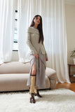 belt detail long boots