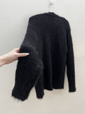 Gania Mohair Loose-Fit Cardigan